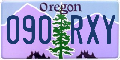 OR license plate 090RXY