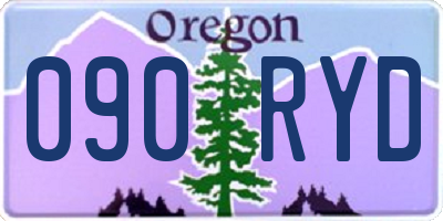 OR license plate 090RYD