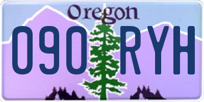 OR license plate 090RYH
