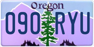OR license plate 090RYU