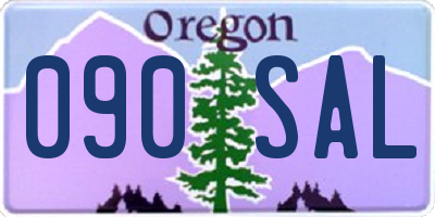 OR license plate 090SAL
