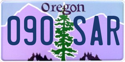 OR license plate 090SAR