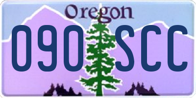 OR license plate 090SCC