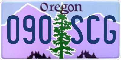 OR license plate 090SCG