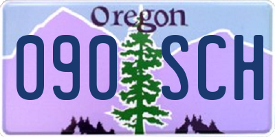 OR license plate 090SCH