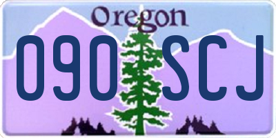 OR license plate 090SCJ
