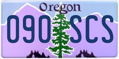 OR license plate 090SCS