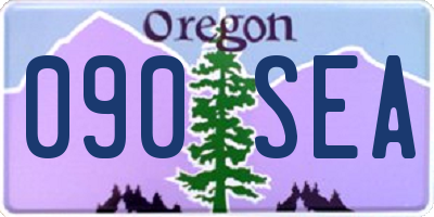 OR license plate 090SEA