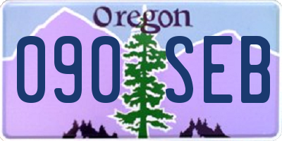 OR license plate 090SEB