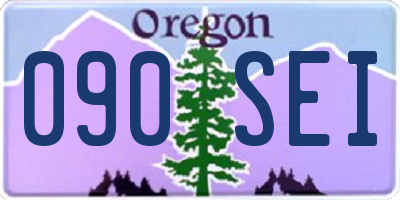 OR license plate 090SEI