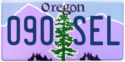 OR license plate 090SEL