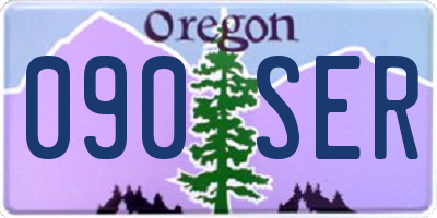 OR license plate 090SER