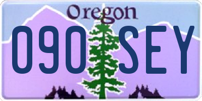 OR license plate 090SEY