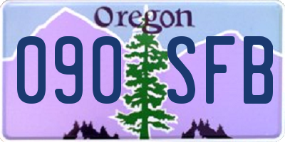 OR license plate 090SFB