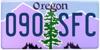 OR license plate 090SFC