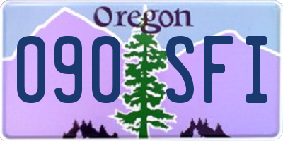 OR license plate 090SFI