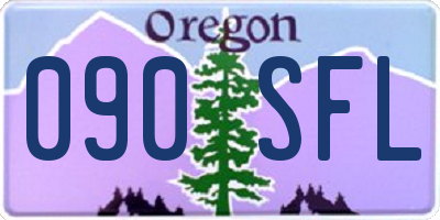 OR license plate 090SFL