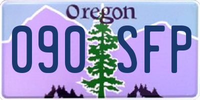 OR license plate 090SFP