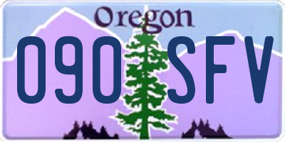 OR license plate 090SFV