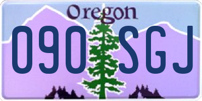 OR license plate 090SGJ