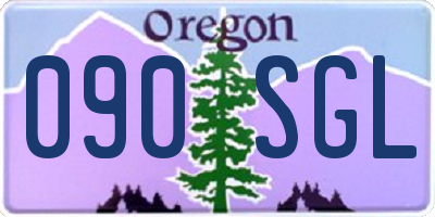 OR license plate 090SGL