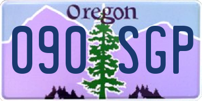 OR license plate 090SGP