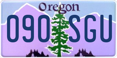 OR license plate 090SGU