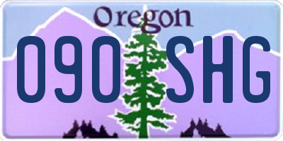 OR license plate 090SHG