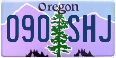 OR license plate 090SHJ