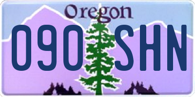 OR license plate 090SHN
