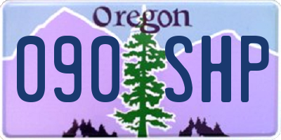 OR license plate 090SHP