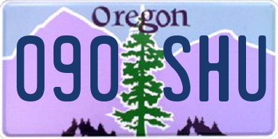 OR license plate 090SHU
