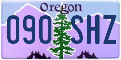 OR license plate 090SHZ