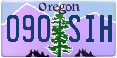OR license plate 090SIH