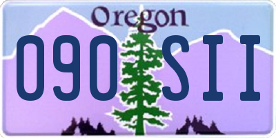 OR license plate 090SII