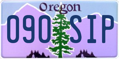 OR license plate 090SIP