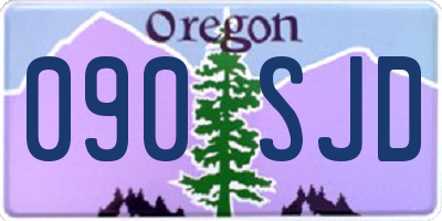 OR license plate 090SJD