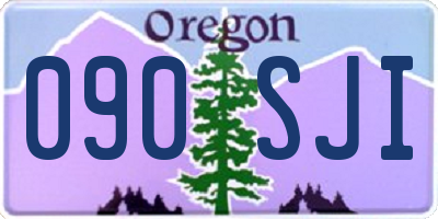OR license plate 090SJI