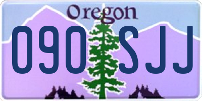 OR license plate 090SJJ