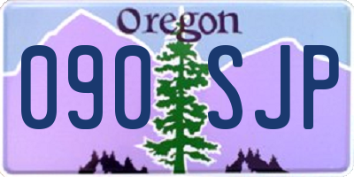 OR license plate 090SJP