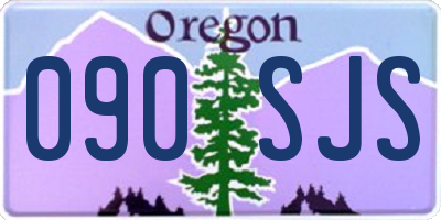 OR license plate 090SJS