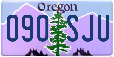 OR license plate 090SJU