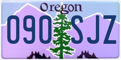 OR license plate 090SJZ