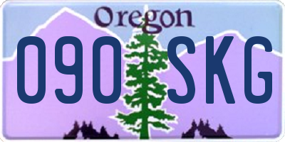 OR license plate 090SKG