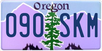 OR license plate 090SKM