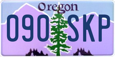 OR license plate 090SKP