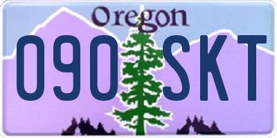 OR license plate 090SKT