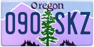 OR license plate 090SKZ