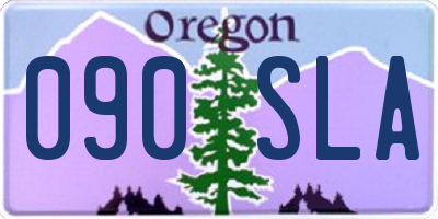 OR license plate 090SLA