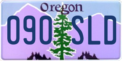 OR license plate 090SLD